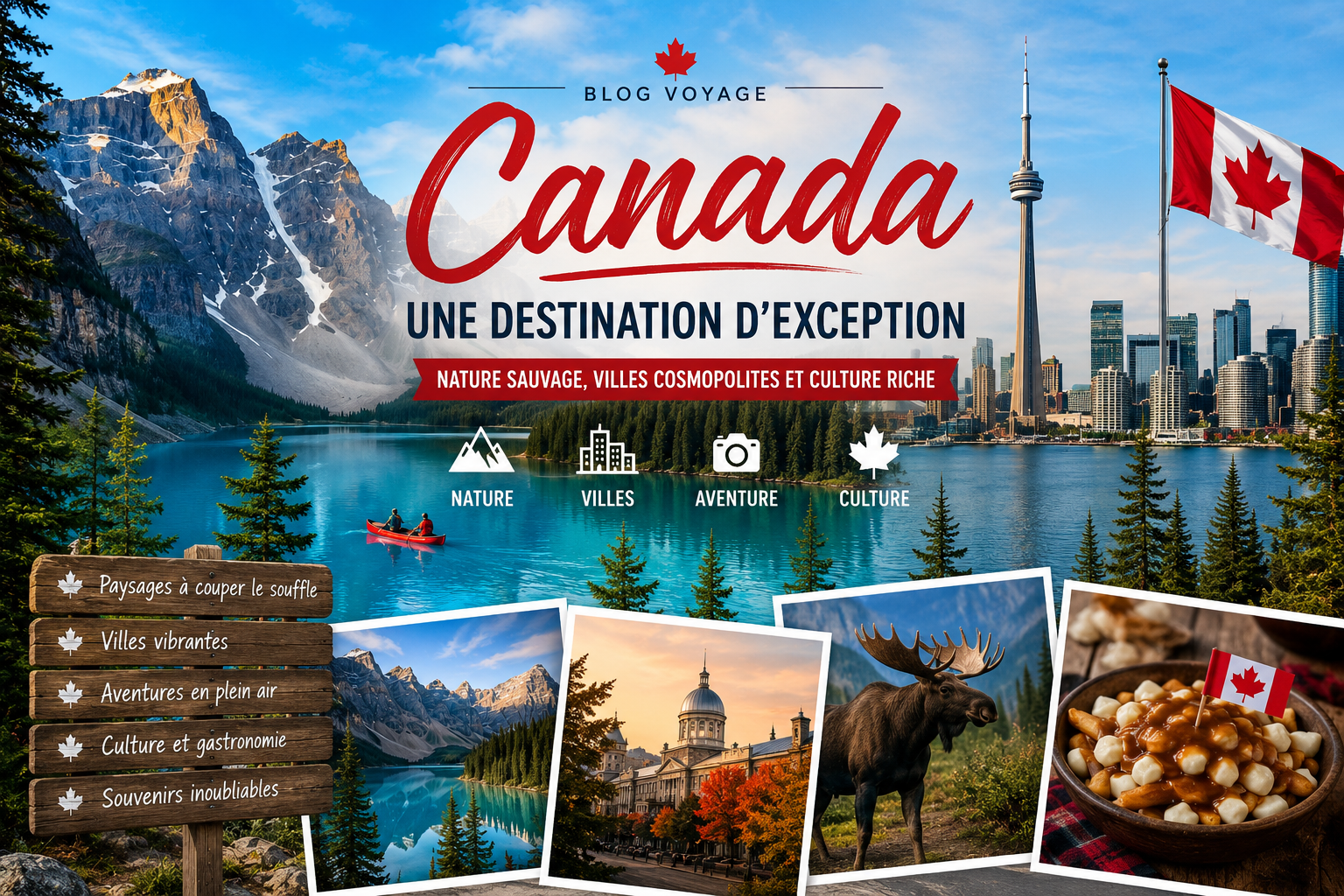 Le Canada : une destination d'exception entre nature sauvage et villes cosmopolites