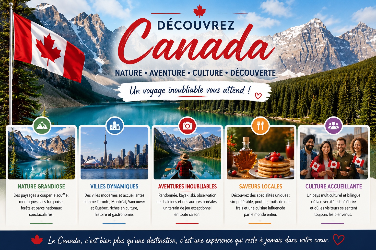 Les meilleurs services touristiques au Canada pour un voyage inoubliable