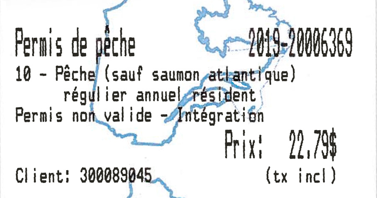Permis de pêche
